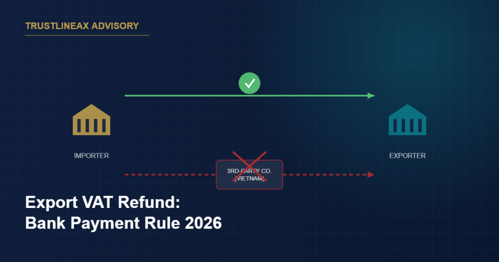 Receiving Export Payment Through an Intermediary Company in Vietnam: You Could Lose Your VAT Refund